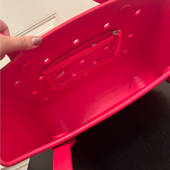 Santa Christmas Red Bogg Bag Original Large Waterproof Rubber Tote - Picture 7 of 12